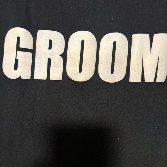 🔥3 for $25🔥 🖤🖤 NEW NEVER WORN MENS “GROOM” SLEEVELESS SHIRT SZ XL🖤🖤 - Picture 5 of 5